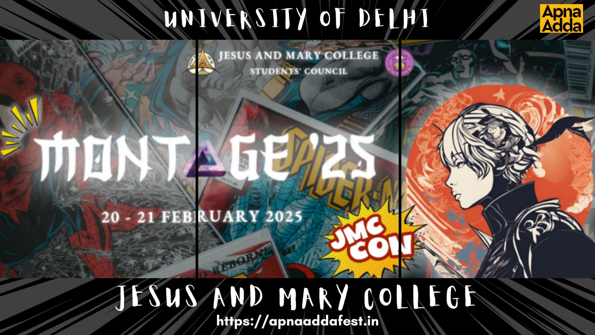MONTAGE'25, Jesus And Mary College, Chanakyapuri