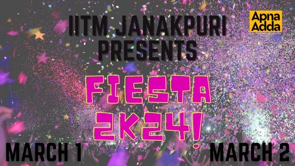 Fiesta 2k24 by IITM Janakpuri